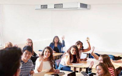 Bedarfsgerechte Lüftung in Büros, Konferenz- und Klassenräumen