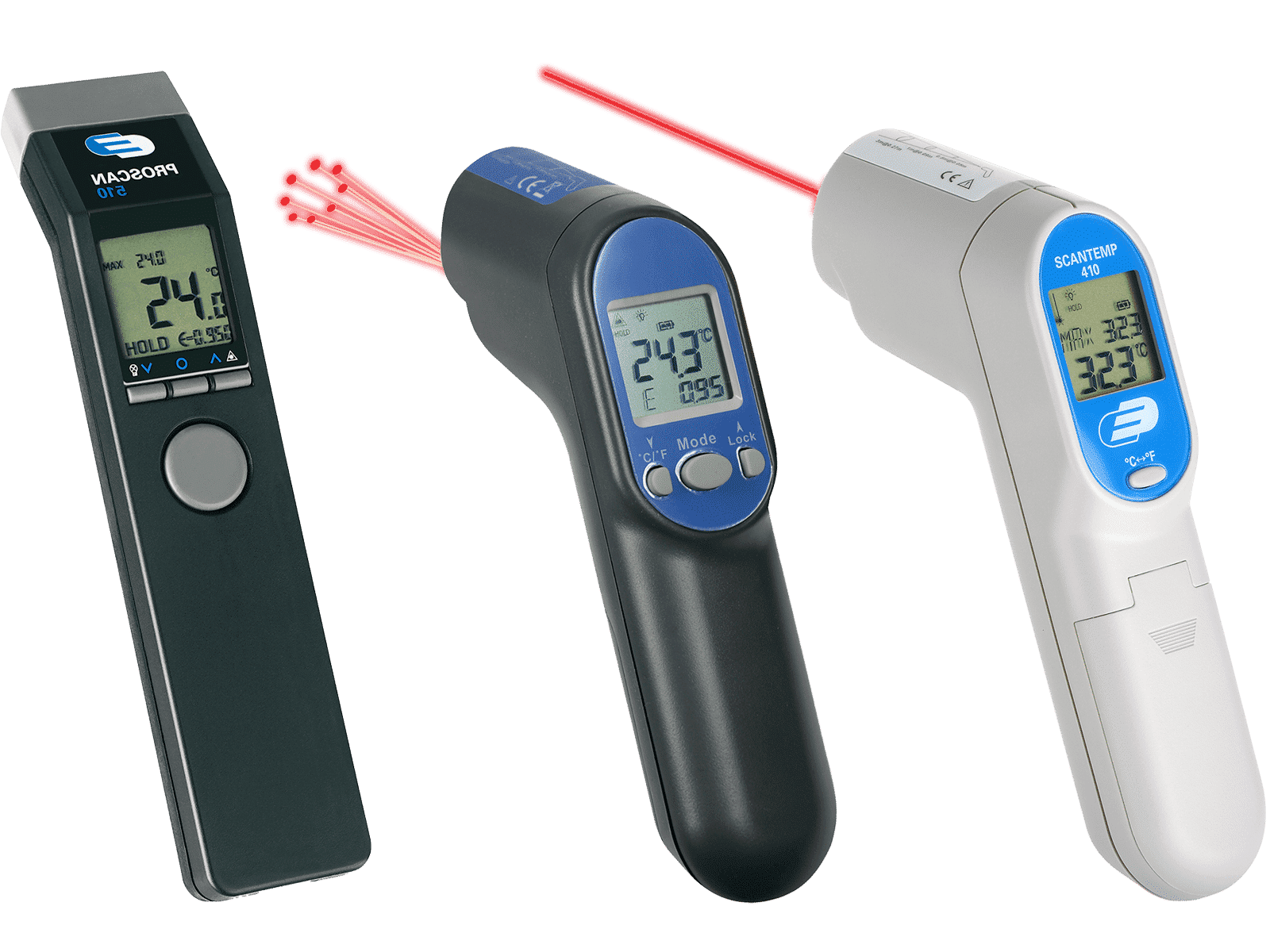 Infrarot-Thermometer -50°C bis 550°C / Messgeräte Temperatur /  Experimentierhilfen