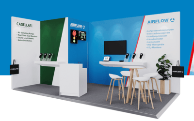 Airflow auf der A+A in Halle 4 am Stand 4C34